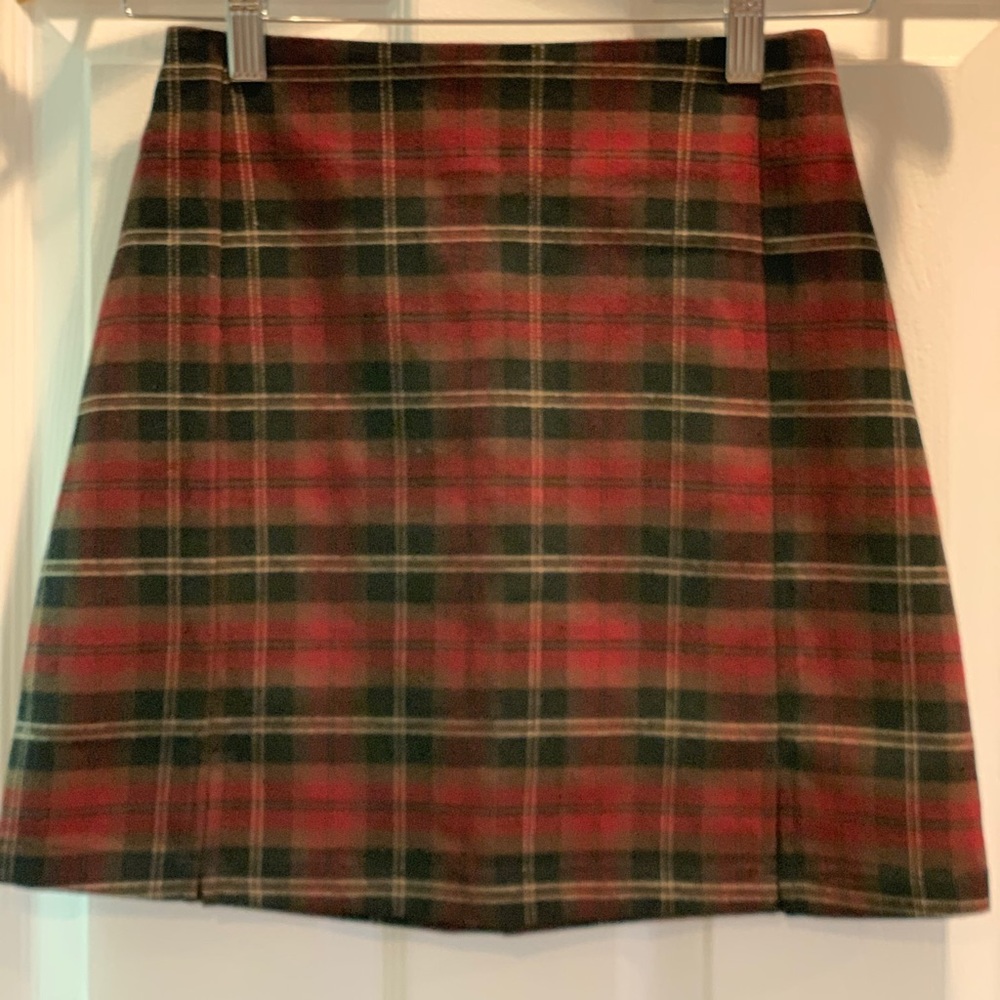 John Galt for Brandy Melville plaid mini skirt